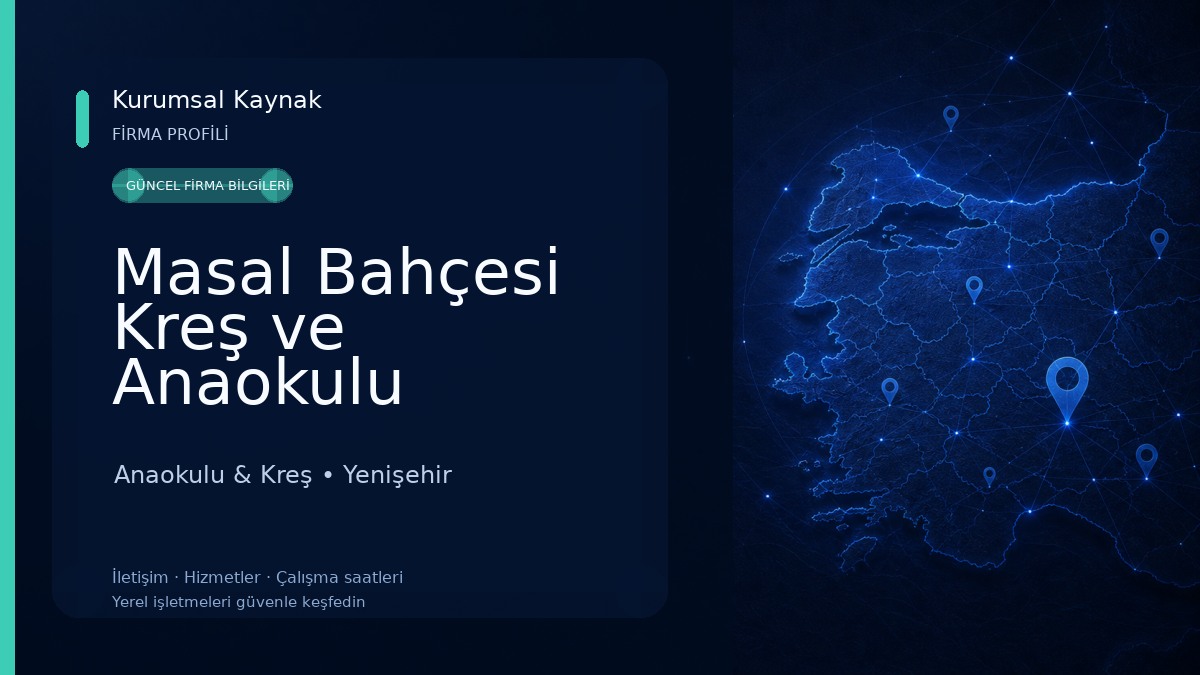 Masal Bahçesi Kreş ve Anaokulu Yenişehir/Mersin
