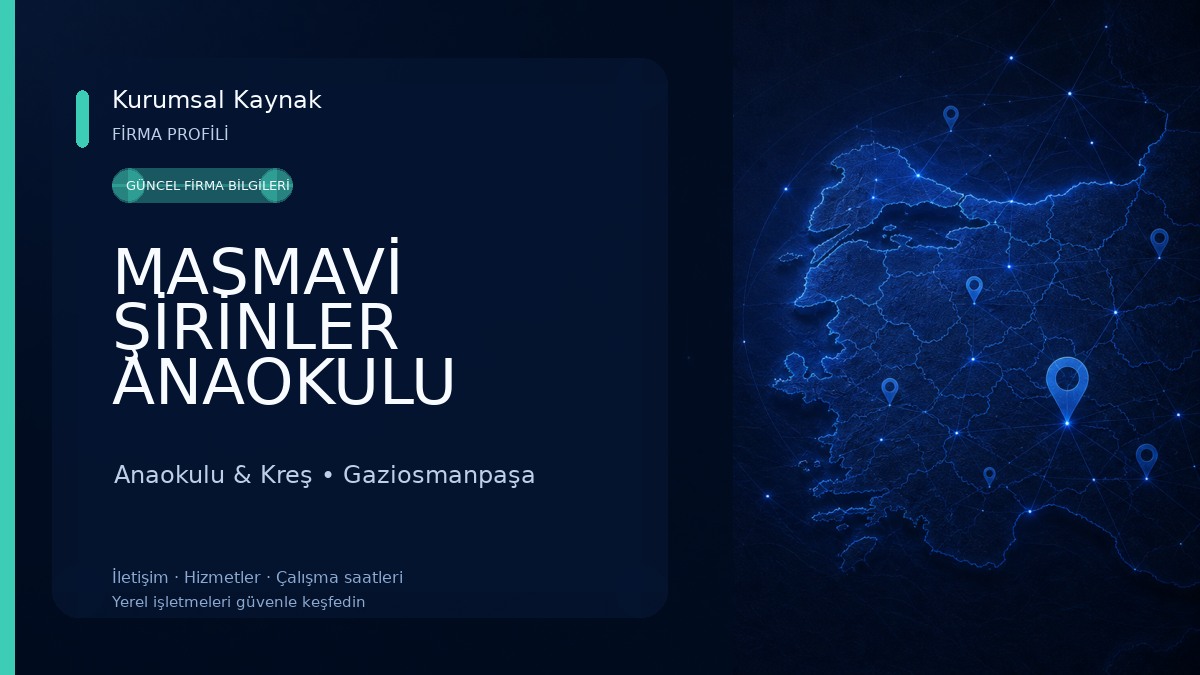 MASMAVİ ŞİRİNLER ANAOKULU KREŞ 0-6 YAŞ Anaokulu & Kreş