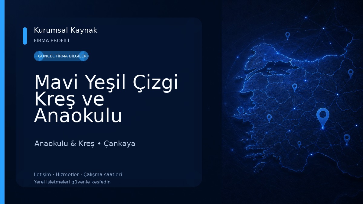 Mavi Yeşil Çizgi Kreş ve Anaokulu Anaokulu & Kreş