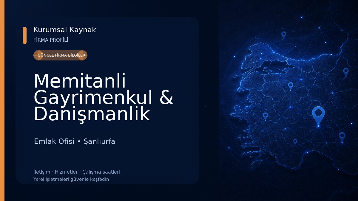 Memitanli Gayrimenkul & Danişmanlik Emlak Ofisi