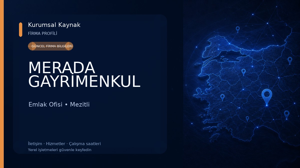 MERADA GAYRİMENKUL Emlak Ofisi