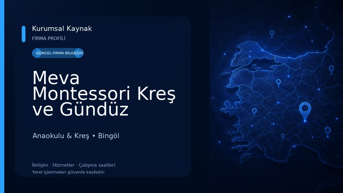 Meva Montessori Kreş ve Gündüz Bakımevi