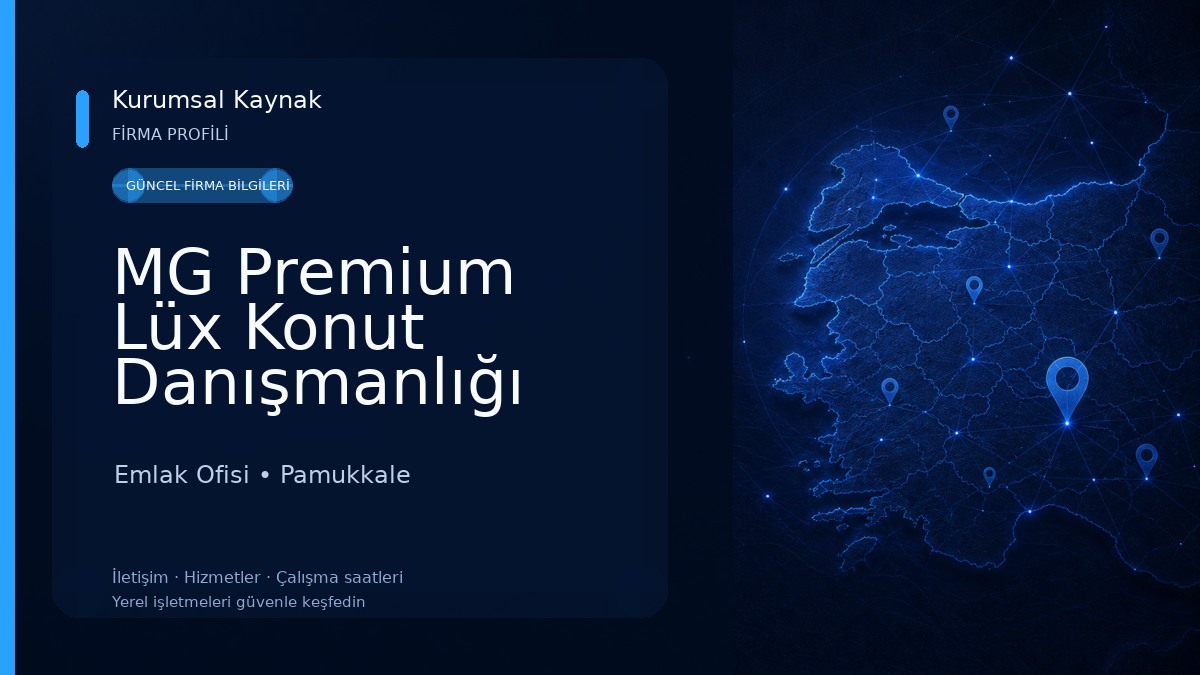 MG Premium Lüx Konut Danışmanlığı