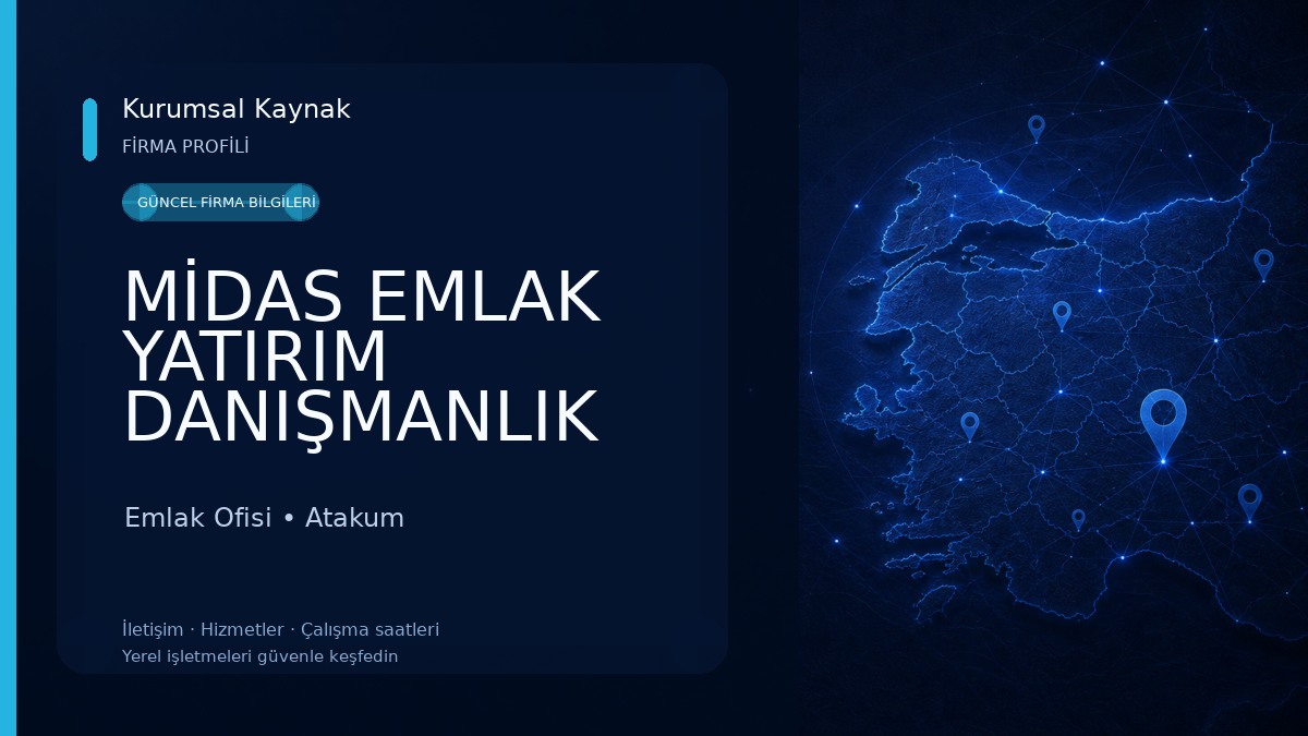 MİDAS EMLAK YATIRIM DANIŞMANLIK SAMSUN ŞB. Emlak Ofisi