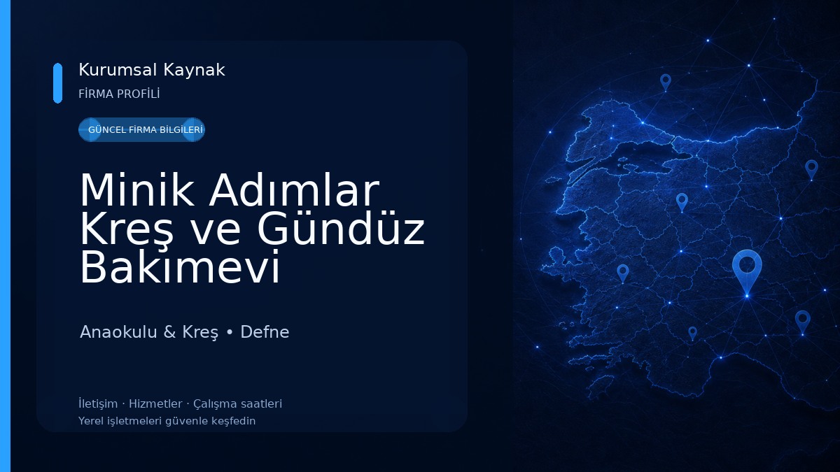 Minik Adımlar Kreş ve Gündüz Bakımevi Anaokulu & Kreş