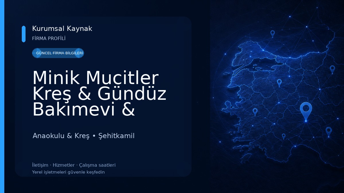 Minik Mucitler Kreş & Gündüz Bakımevi & Anaokulu