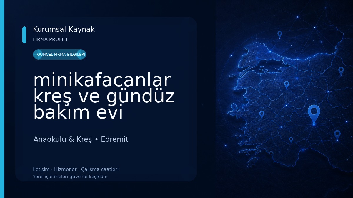 minikafacanlar kreş ve gündüz bakım evi Anaokulu & Kreş
