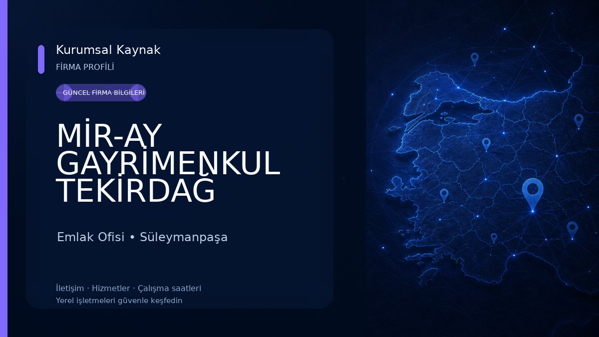 MİR-AY GAYRİMENKUL TEKİRDAĞ
