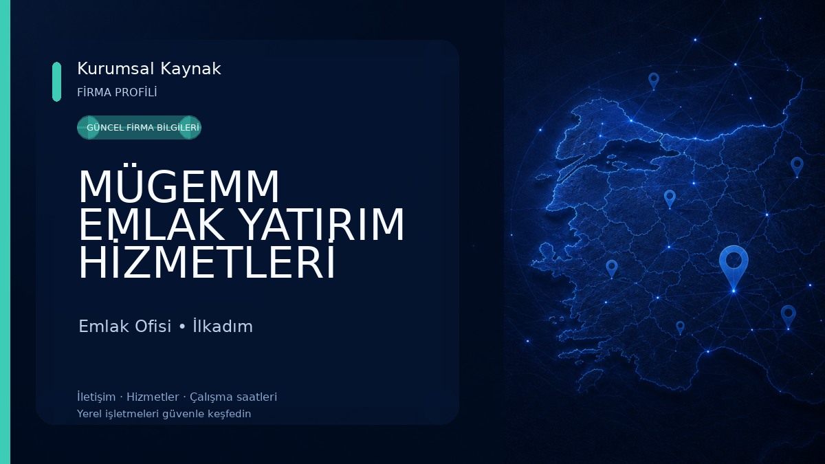 MÜGEMM EMLAK YATIRIM HİZMETLERİ Emlak Ofisi