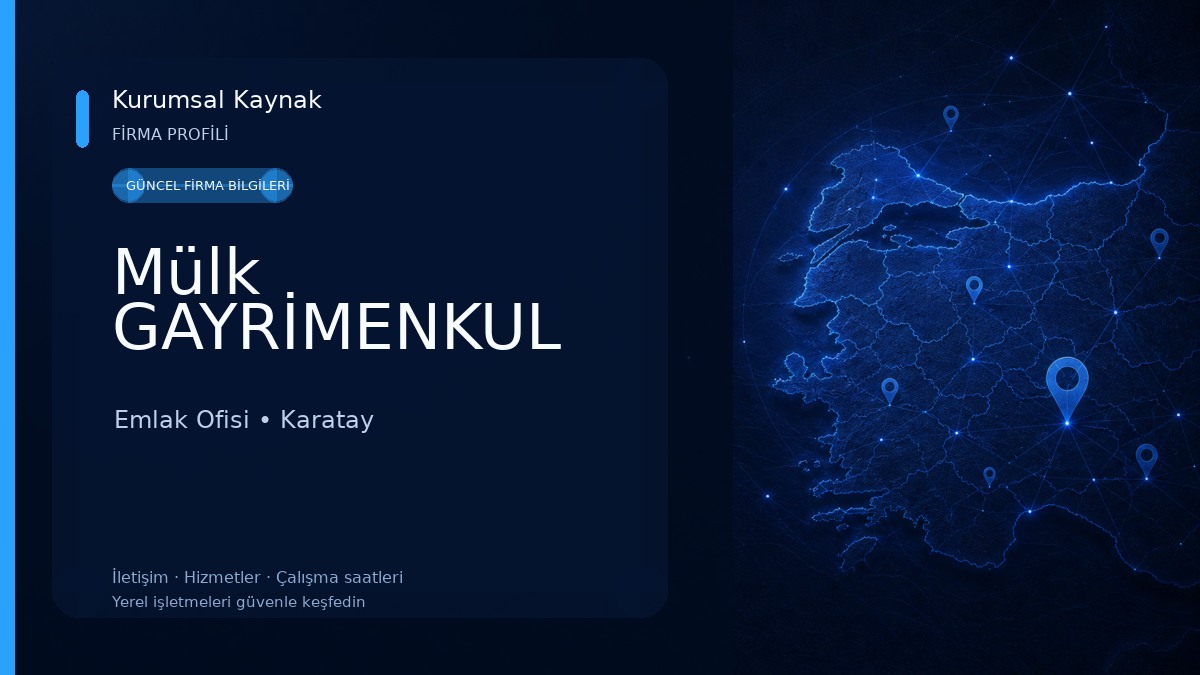 Mülk GAYRİMENKUL