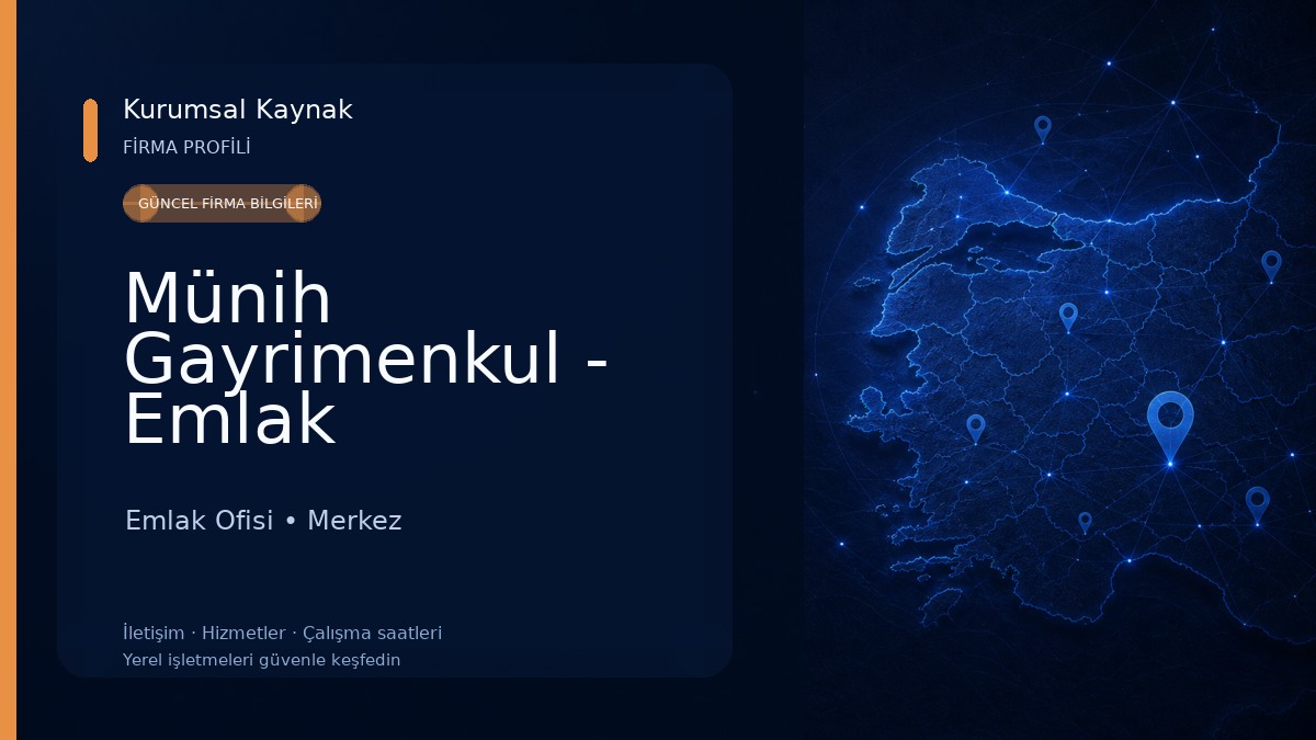 Münih Gayrimenkul - Emlak Emlak Ofisi