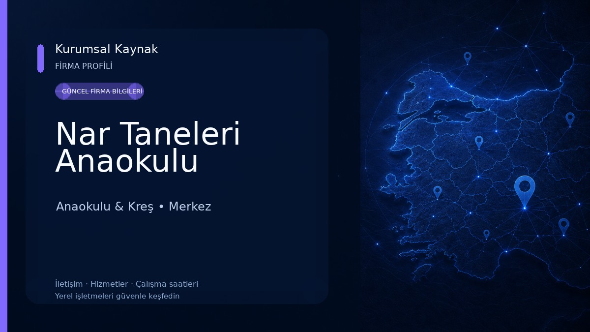 Nar Taneleri Anaokulu Anaokulu & Kreş