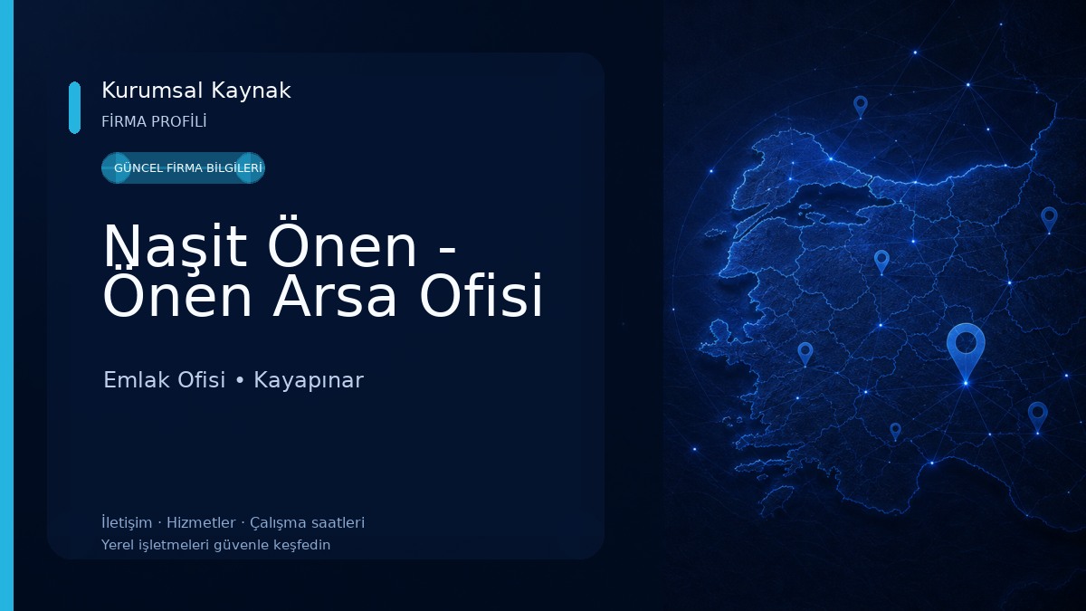 Naşit Önen - Önen Arsa Ofisi
