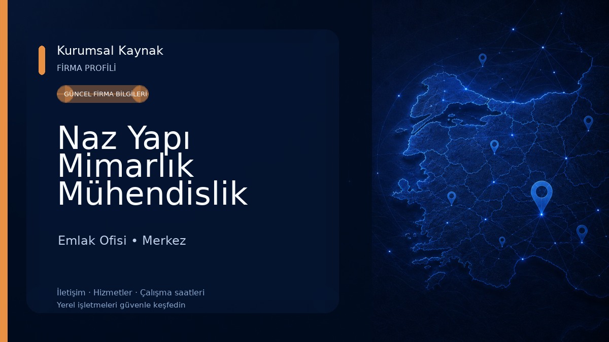 Naz Yapı Mimarlık Mühendislik Emlak Kastamonu Emlak Ofisi