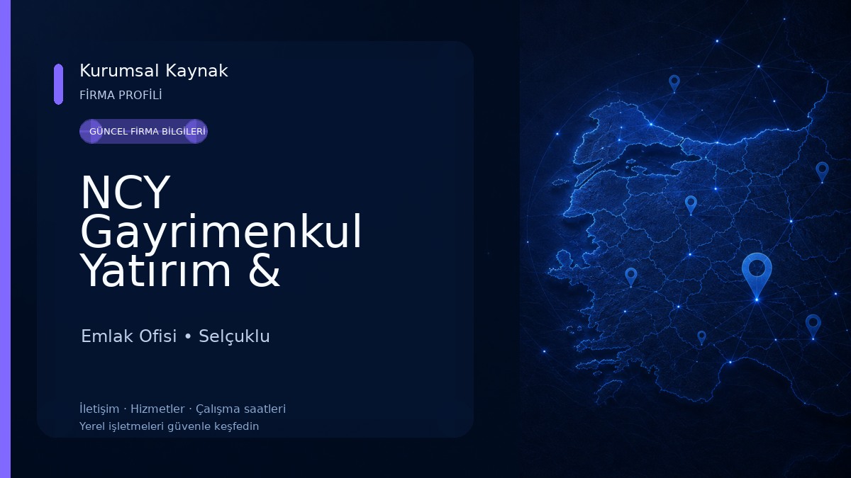 NCY Gayrimenkul Yatırım & Danışmanlık