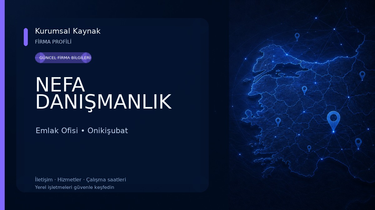 NEFA DANIŞMANLIK Emlak Ofisi