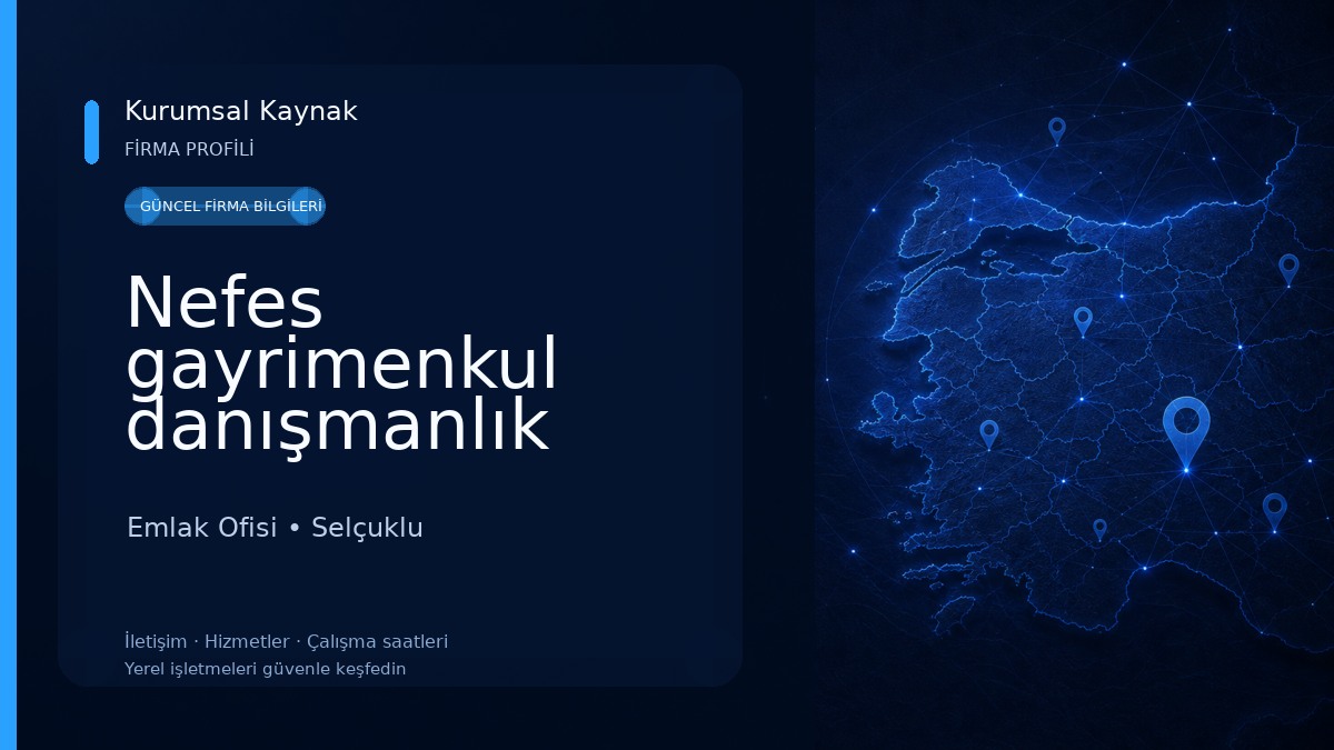 Nefes gayrimenkul danışmanlık