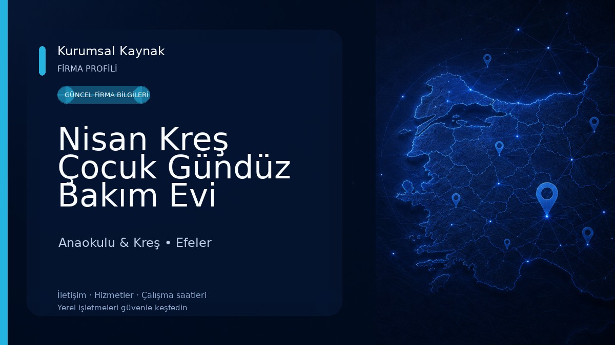 Nisan Kreş Çocuk Gündüz Bakım Evi