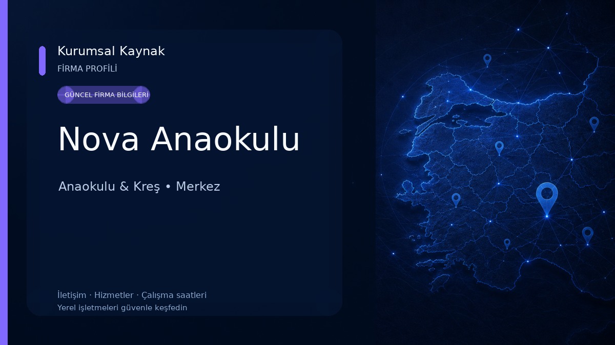 Nova Anaokulu Anaokulu & Kreş
