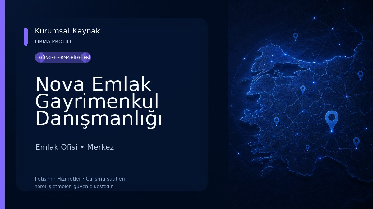 Nova Emlak Gayrimenkul Danışmanlığı