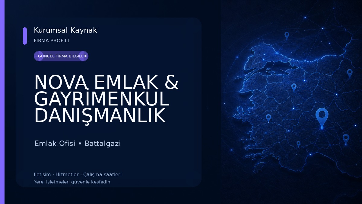 NOVA EMLAK & GAYRİMENKUL DANIŞMANLIK Emlak Ofisi