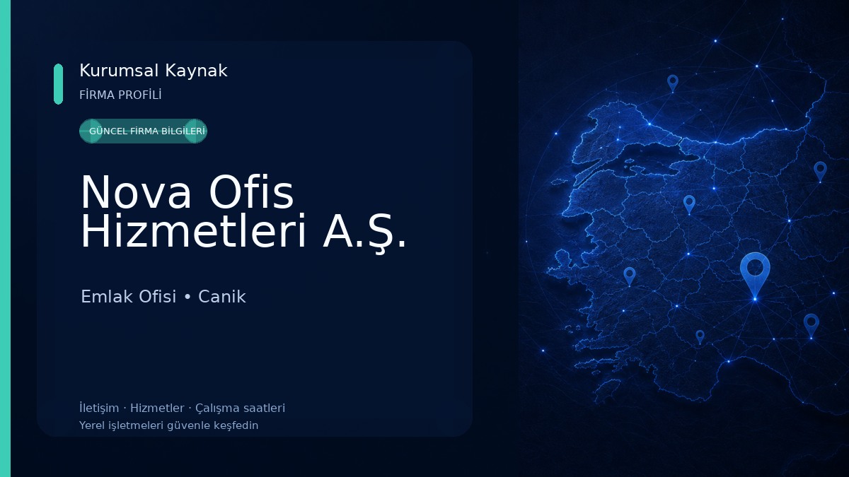 Nova Ofis Hizmetleri A.Ş. Emlak Ofisi