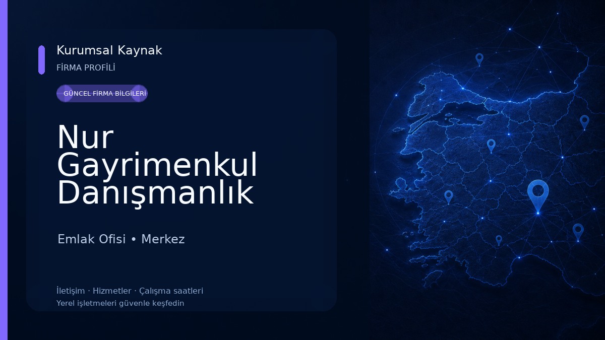 Nur Gayrimenkul Danışmanlık