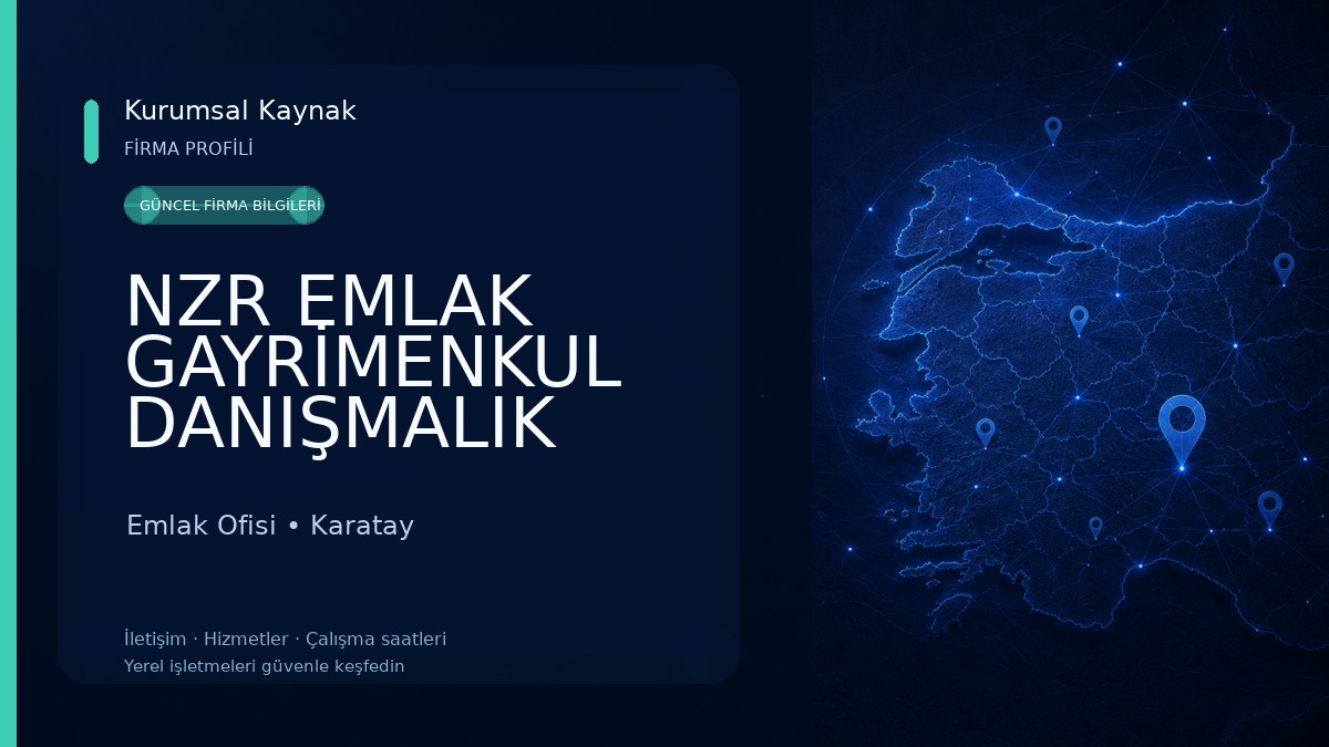 NZR EMLAK GAYRİMENKUL DANIŞMALIK