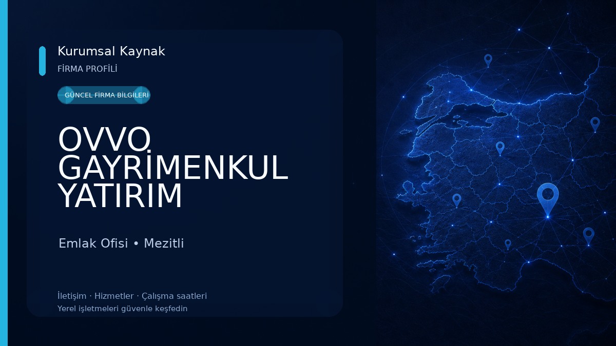 OVVO GAYRİMENKUL YATIRIM DANIŞMANLIK GROUP