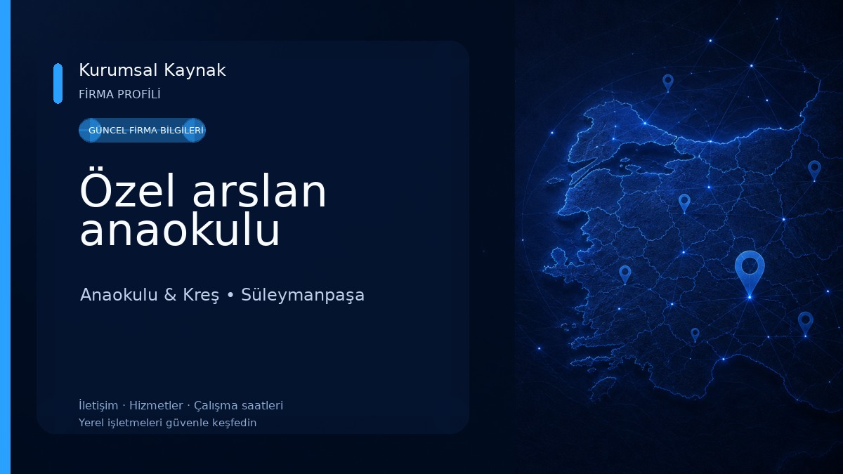 Özel arslan anaokulu