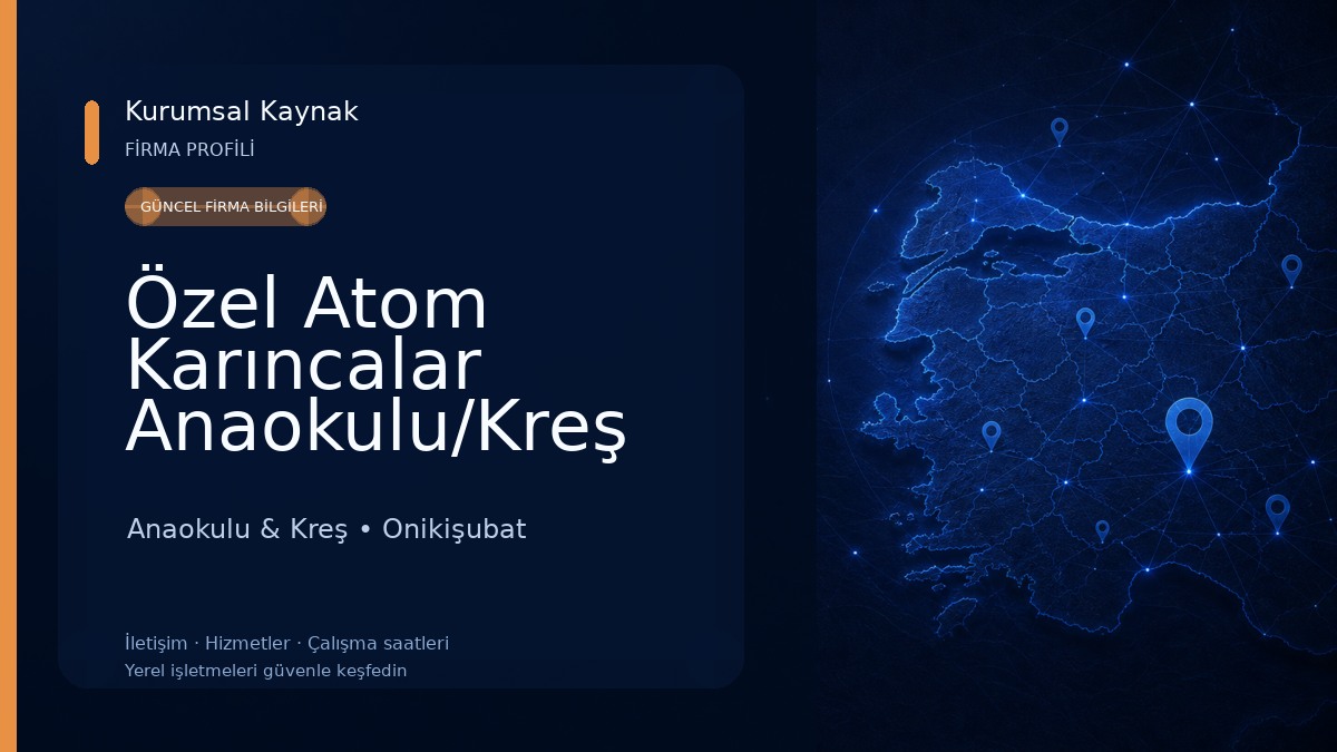 Özel Atom Karıncalar Anaokulu/Kreş ve Gündüz Bakımevi