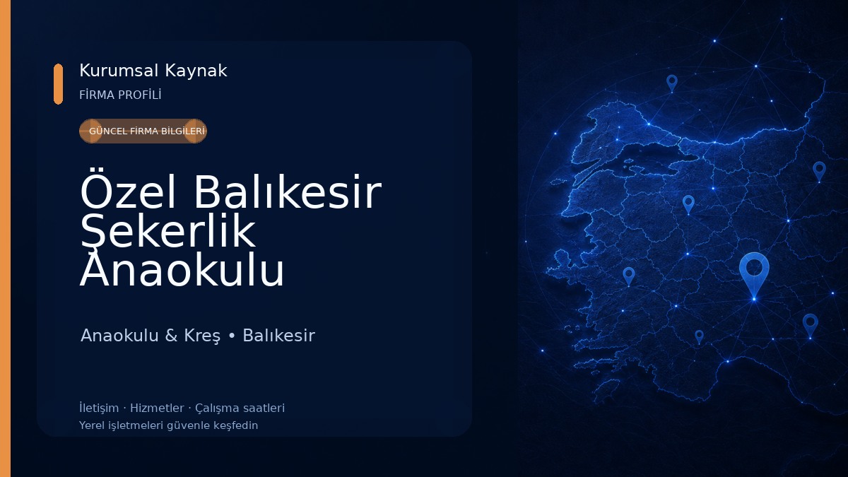 Özel Balıkesir Şekerlik Anaokulu