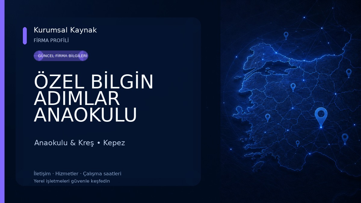 ÖZEL BİLGİN ADIMLAR ANAOKULU Anaokulu & Kreş