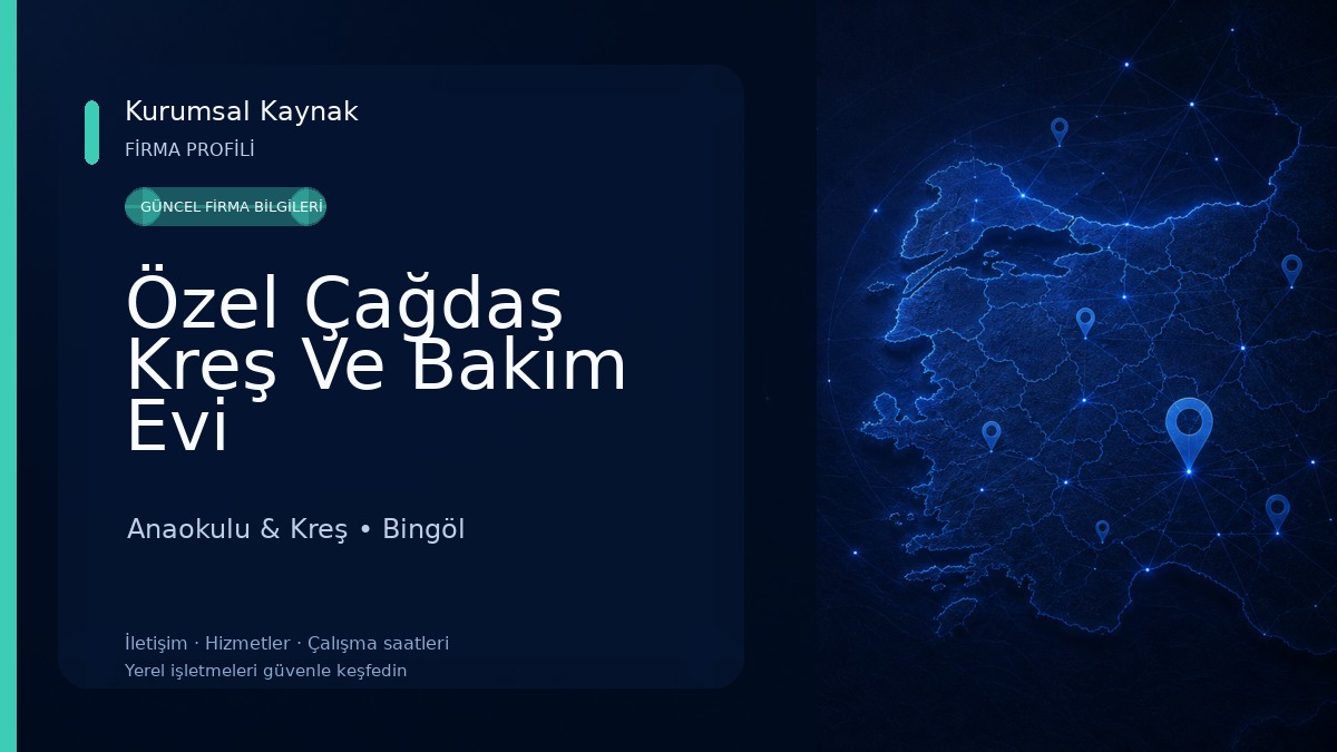 Özel Çağdaş Kreş Ve Bakım Evi