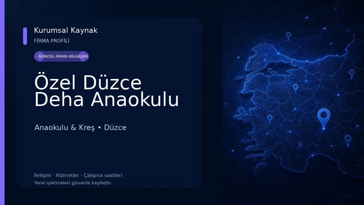 Özel Düzce Deha Anaokulu
