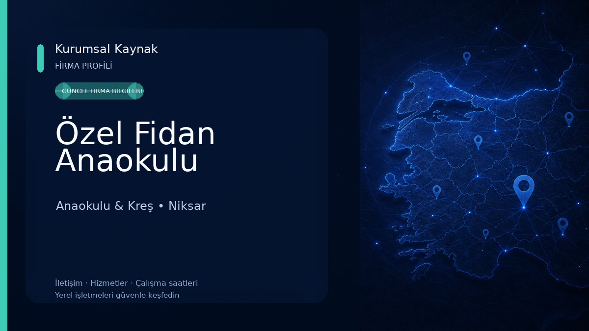 Özel Fidan Anaokulu Anaokulu & Kreş