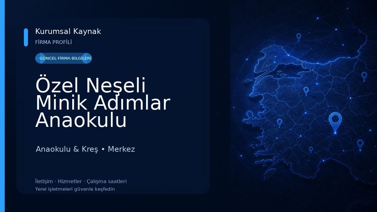 Özel Neşeli Minik Adımlar Anaokulu Anaokulu & Kreş