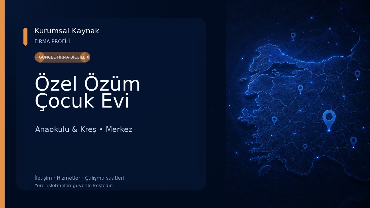 Özel Özüm Çocuk Evi