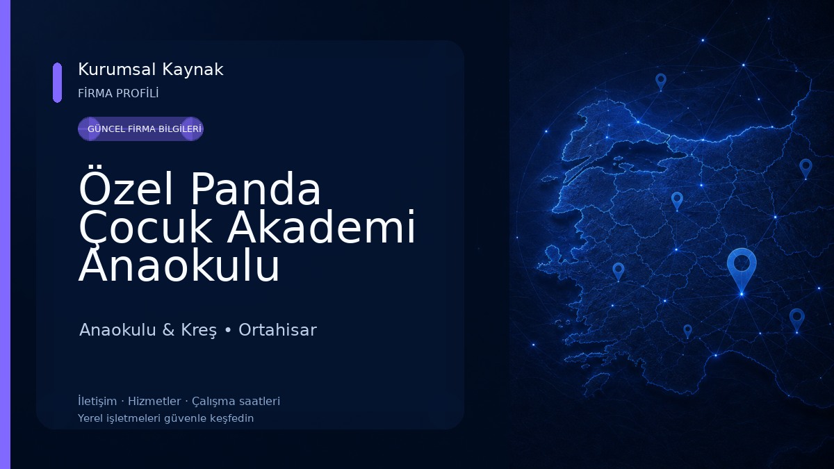 Özel Panda Çocuk Akademi Anaokulu Çukurçayır Şubesi