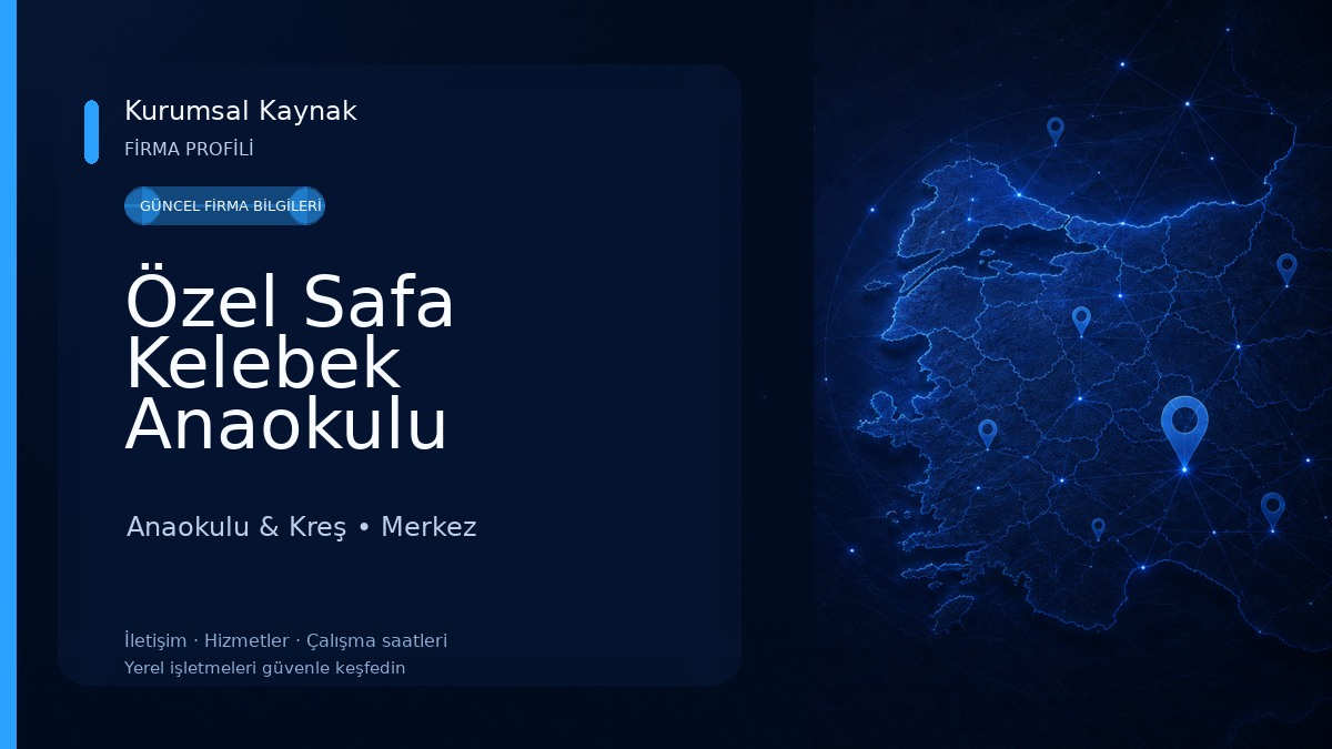 Özel Safa Kelebek Anaokulu Anaokulu & Kreş
