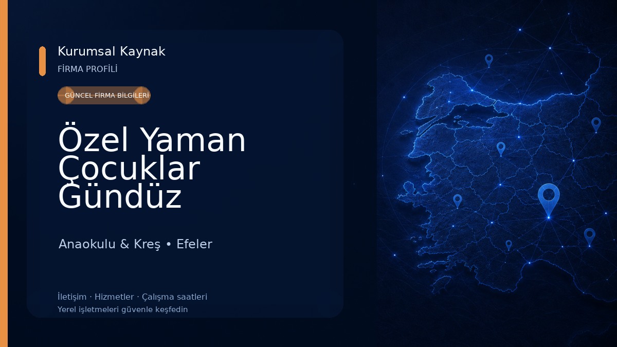 Özel Yaman Çocuklar Gündüz Bakımevi