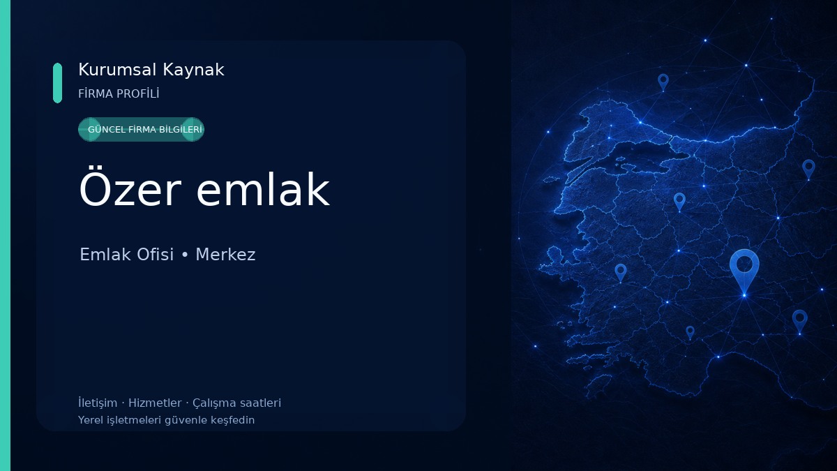 Özer emlak Emlak Ofisi