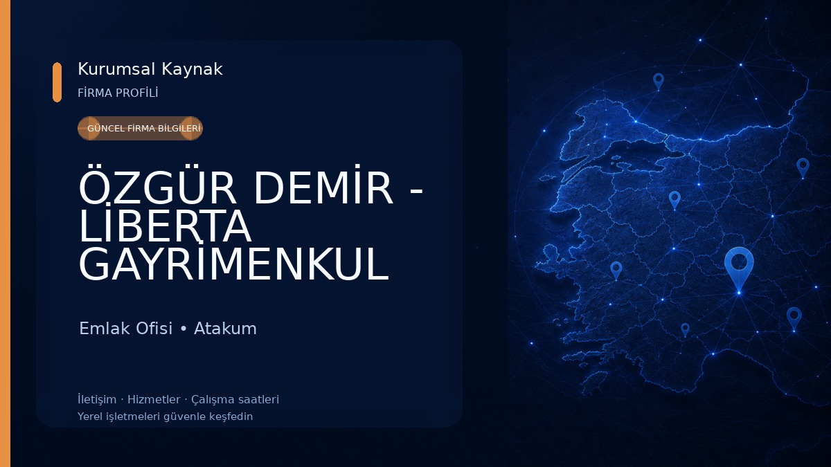 ÖZGÜR DEMİR - LİBERTA GAYRİMENKUL Emlak Ofisi