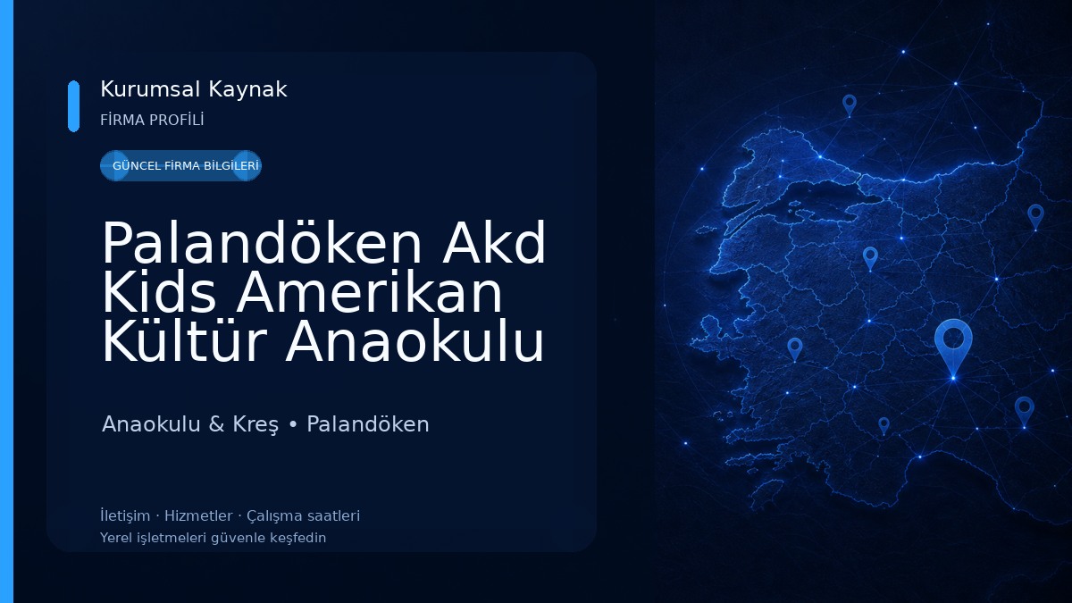 Palandöken Akd Kids Amerikan Kültür Anaokulu