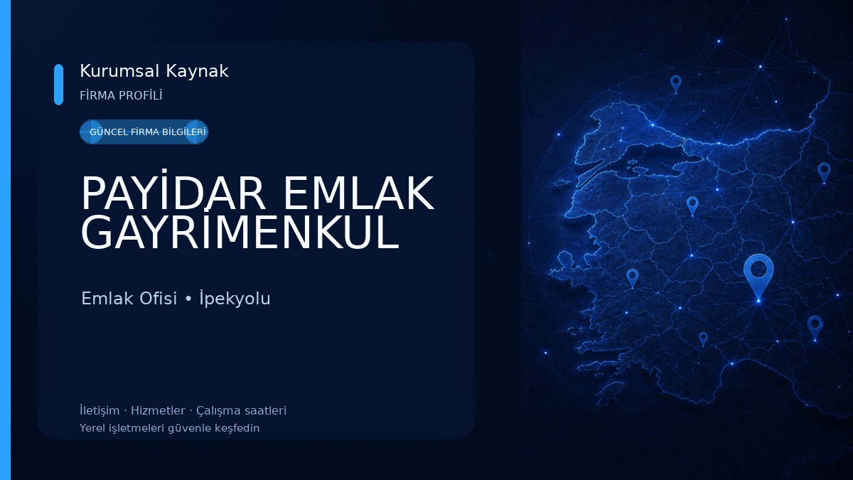 PAYİDAR EMLAK GAYRİMENKUL