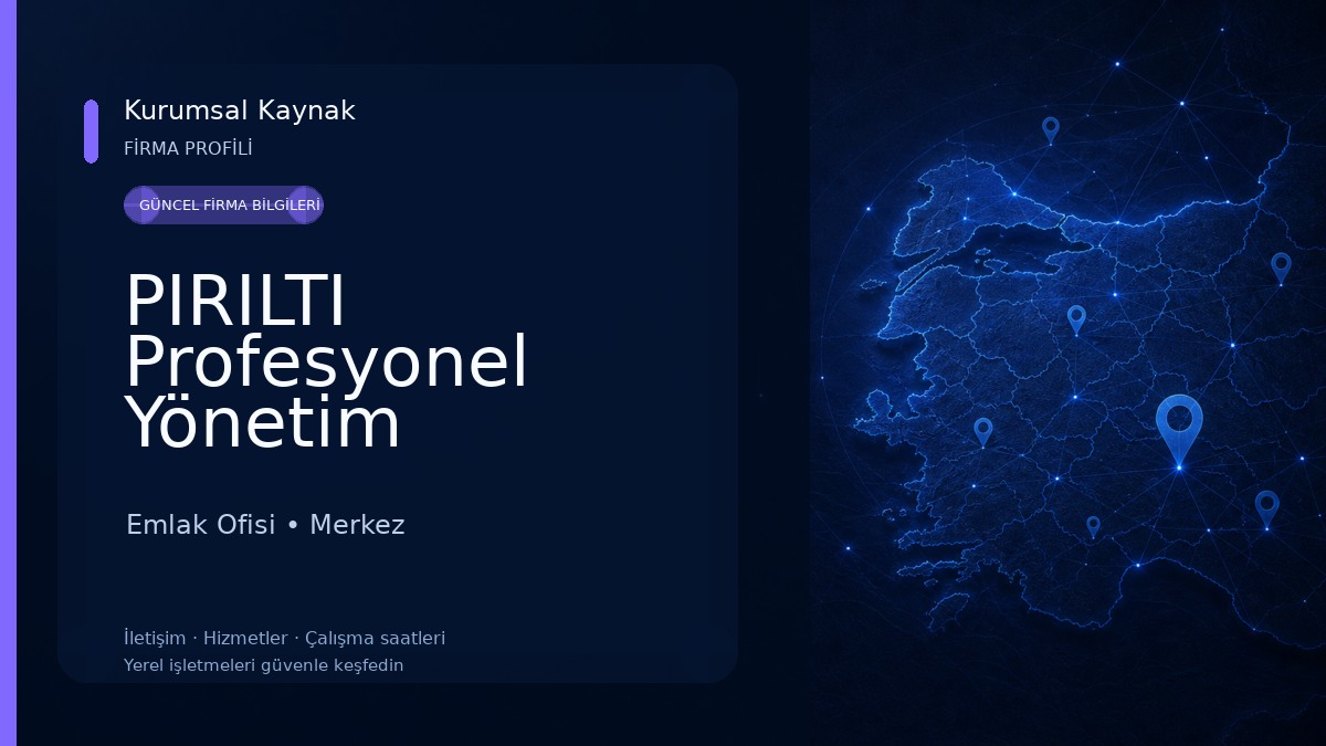 PIRILTI Profesyonel Yönetim Hizmetleri