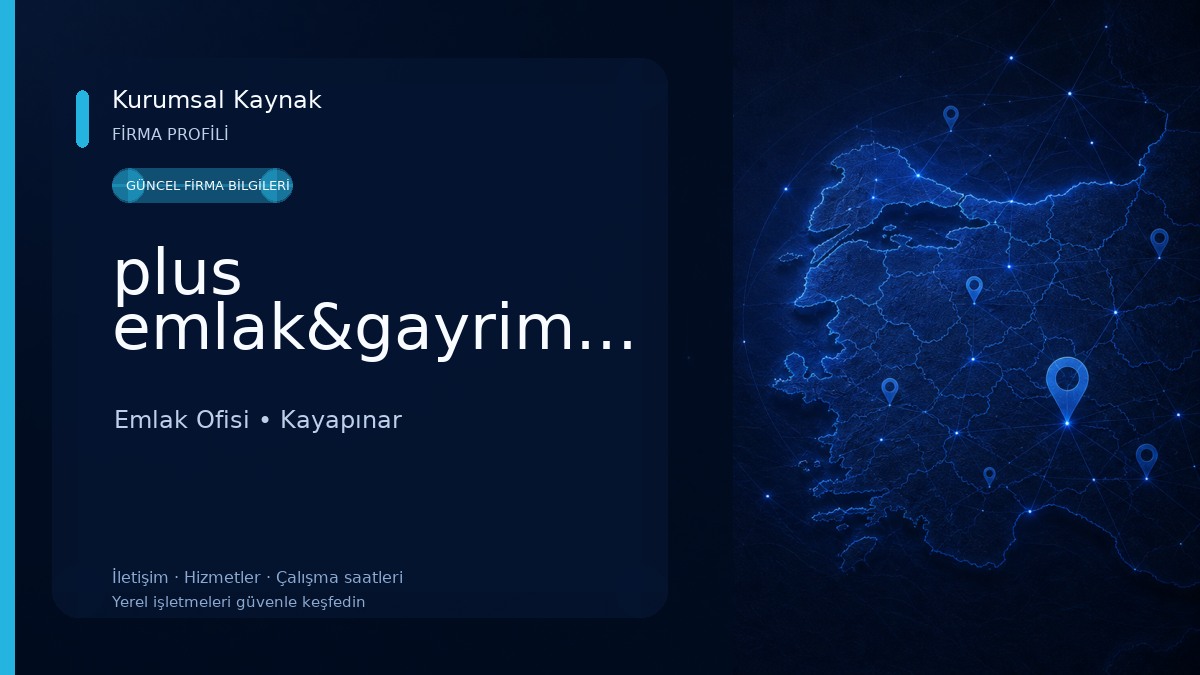 plus emlak&gayrimenkul