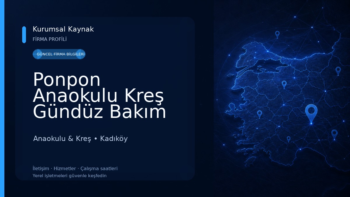 Ponpon Anaokulu Kreş Gündüz Bakım Evi Anaokulu & Kreş