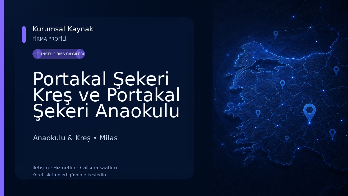 Portakal Şekeri Kreş ve Portakal Şekeri Anaokulu Anaokulu & Kreş