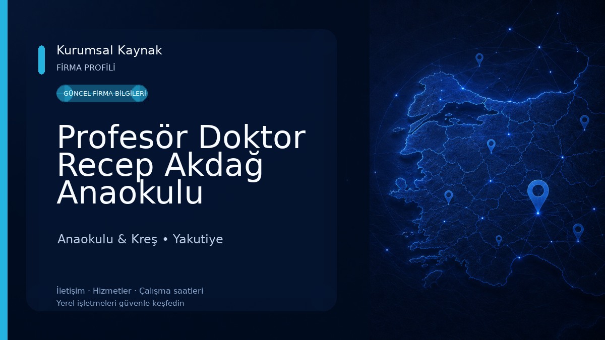 Profesör Doktor Recep Akdağ Anaokulu